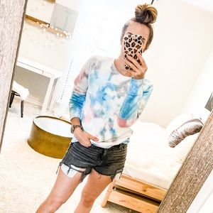 NWT custom Tie Dye Sweatshirt SZ S